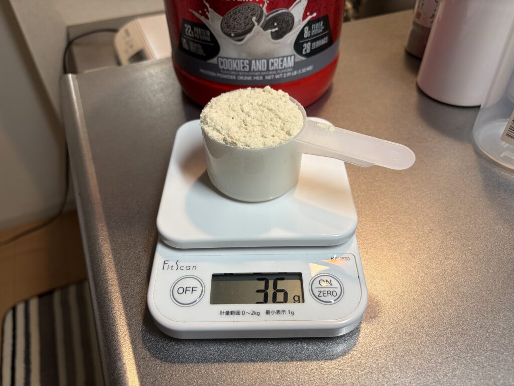 シンサ6 クッキー&クリーム 付属スプーン1杯36g