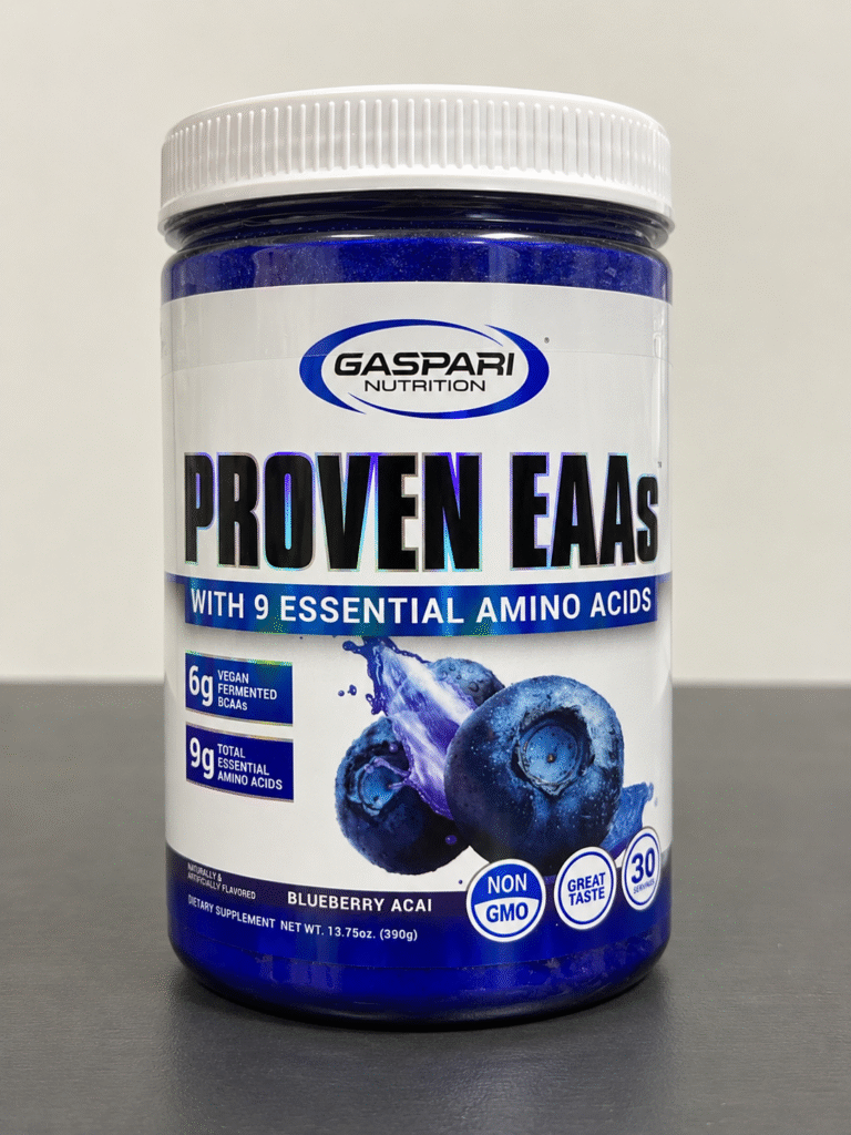 Gaspari PROVEN EAAs ブルーベリーアサイー味のパッケージ