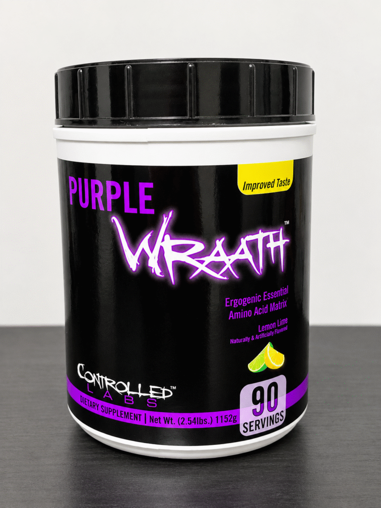 Controlled Labs Purple Wraath Lemon Lime味のボトル