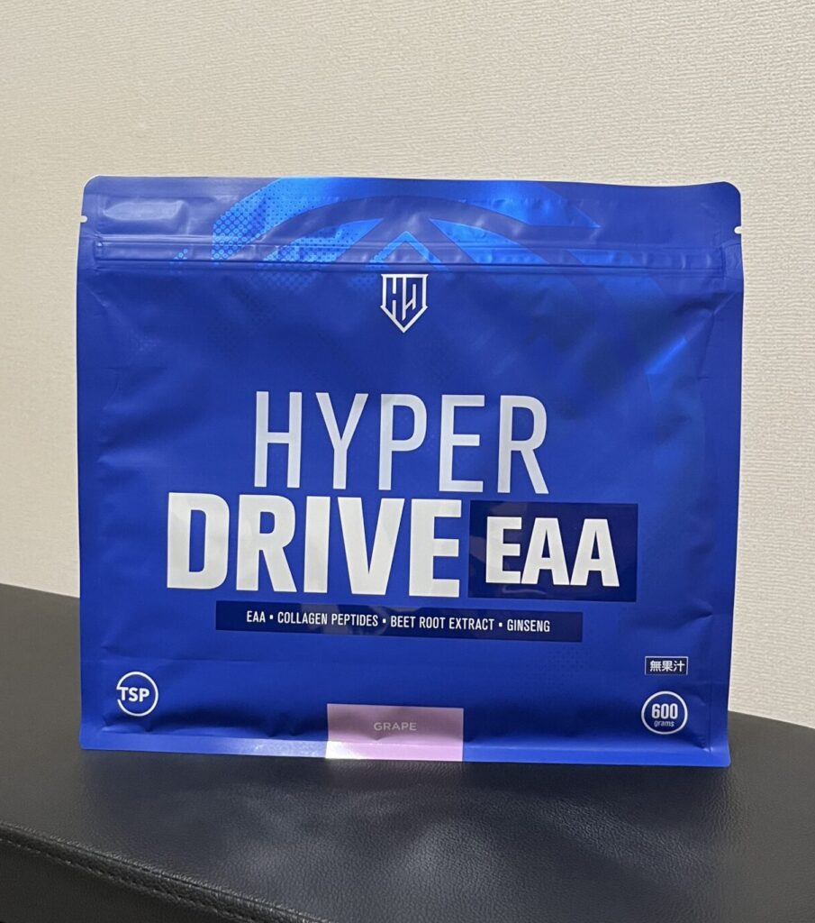 HALEO HYPER DRIVE EAA グレープ味のパッケージ