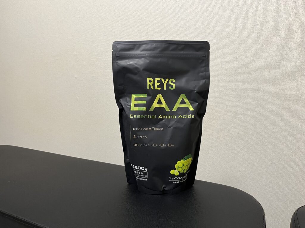 REYS EAA シャインマスカット風味600gのパッケージ