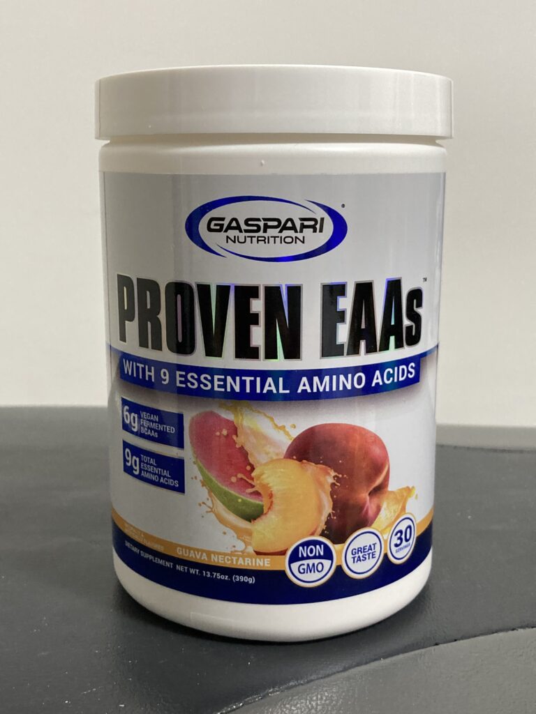 Gaspari PROVEN EAAs グァバネクタリン味のパッケージ