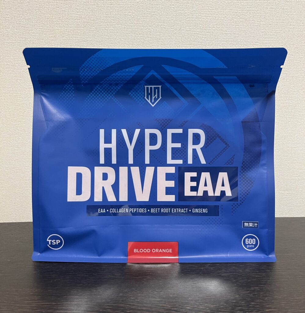 HALEO HYPER DRIVE EAA ブラッドオレンジ味のパッケージ